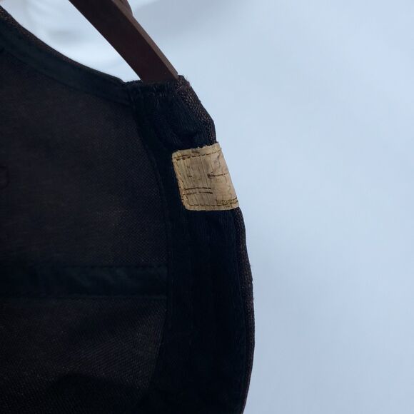 Cork Bill Trucker Hat Snapback Adjustable Cap Excellent Cond Brown - Picture 8 of 10